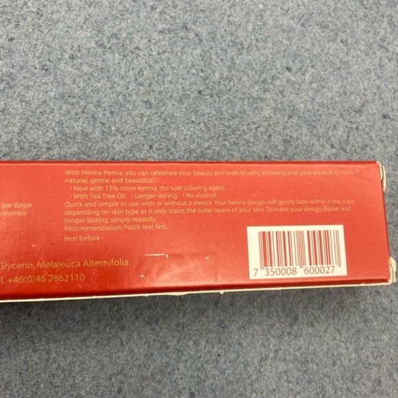 Henna Penna Pen Marker Original Brown Tea Tree Oil Long Lasting Temporary Hand - Picture 12 of 16